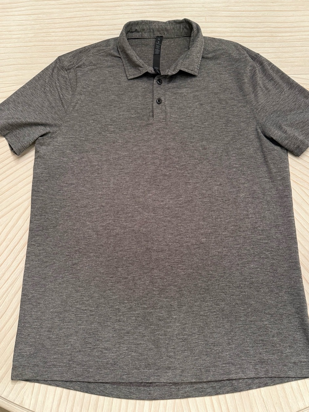 lululemon athletica Men's Dark Heather Gray Polo